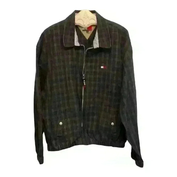 Tommy Hilfiger Other - Tommy Hilfiger Men's XL Plaid Varsity Harrington Jacket Multicolor